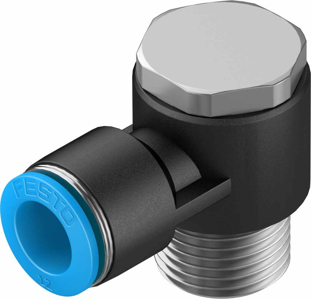 اتصال  زانویی پنوماتیکی QSLV-1/2-12 فستو اصل