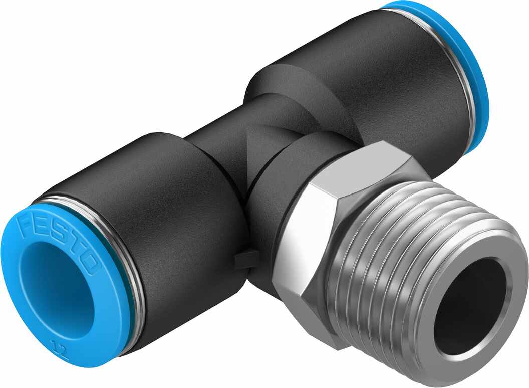 اتصال سه راهی پنوماتیکی QST-1/2-12فستو اصل