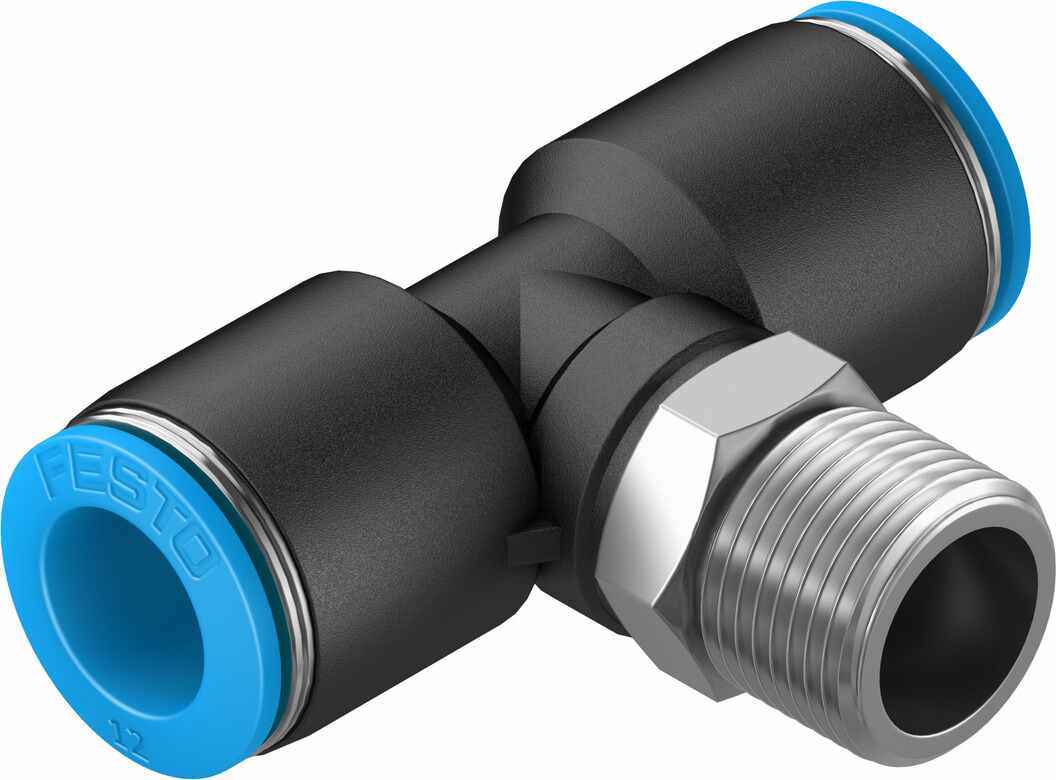 اتصال سه راهی پنوماتیکی QST-3/8-12 فستو اصل