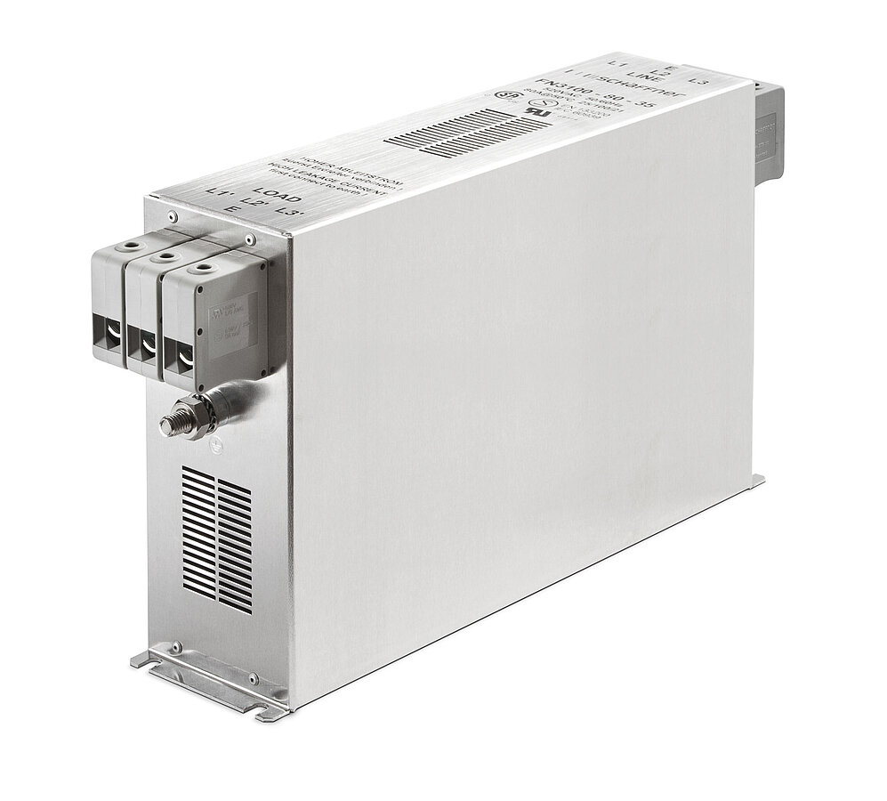 فیلتر EMC/EMI مدل FN3100-80-35 مورد استفاده برای درایو، رنج 80 آمپر